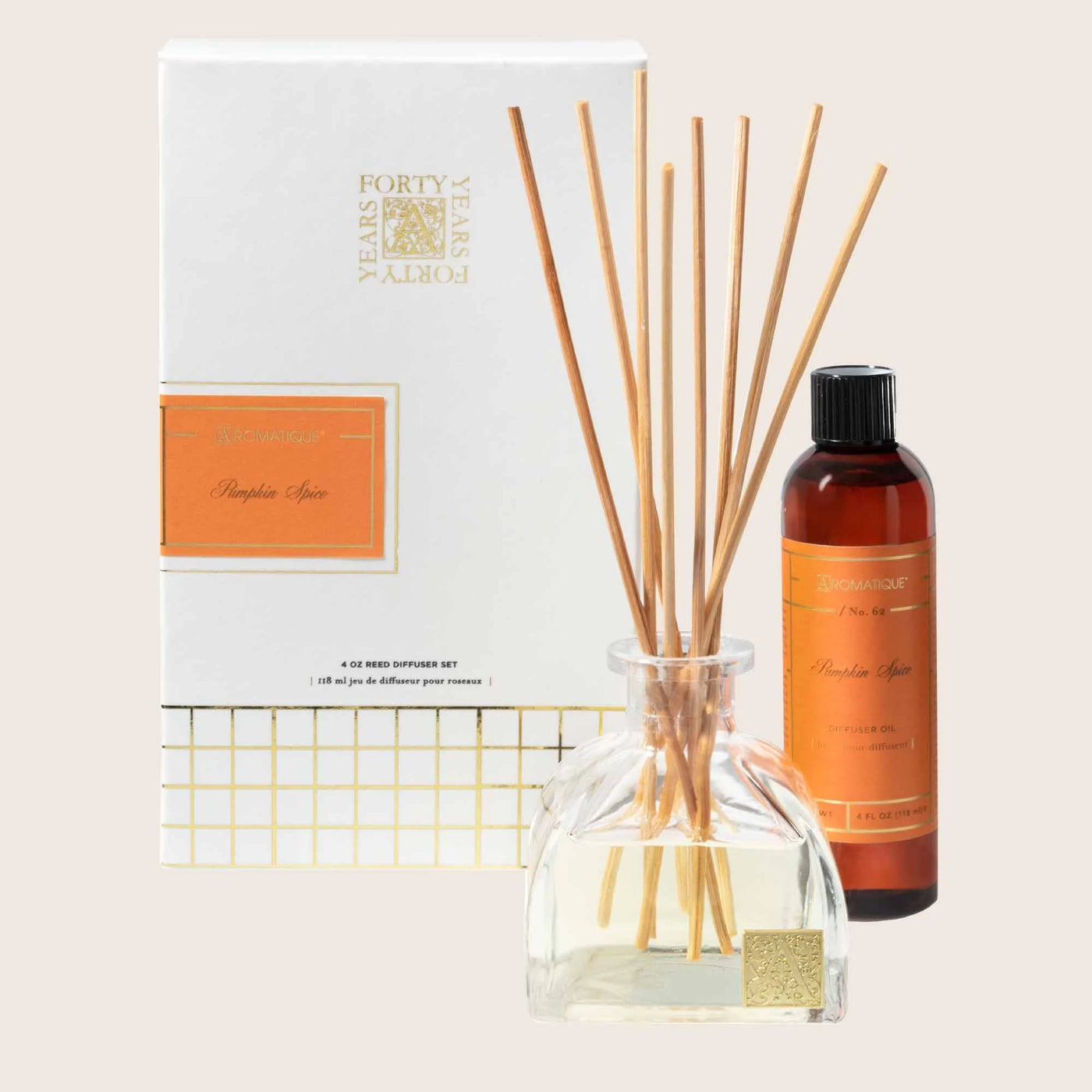 Pumpkin Reed Diffuser Reed Diffuser with Pumpkin Spice Oil – The French Cottage