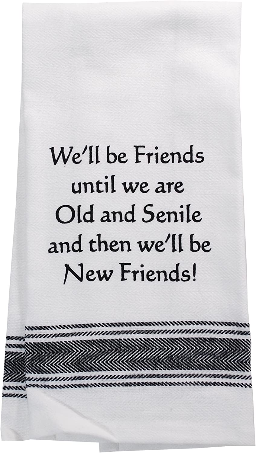 Dish Towel - "We'll Be Friends"