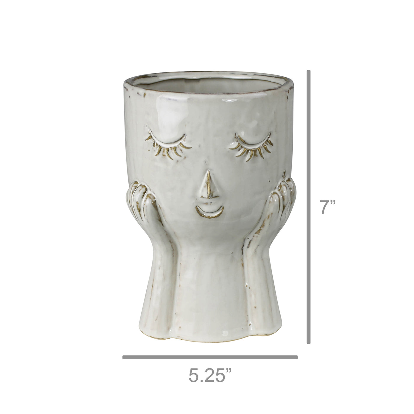 June Face Vase, Ceramic