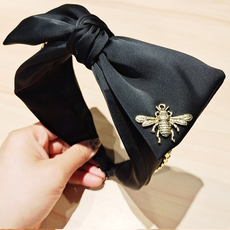 Bee Bow Fabric Headband