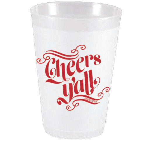 Cheers Y'all Swirl Cups