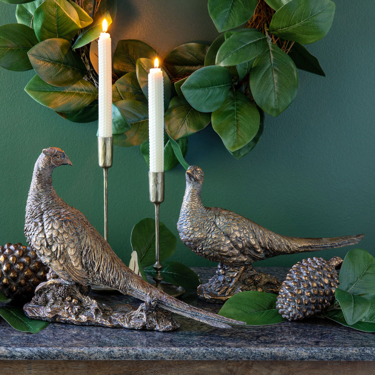 Bronze Pheasant Pair