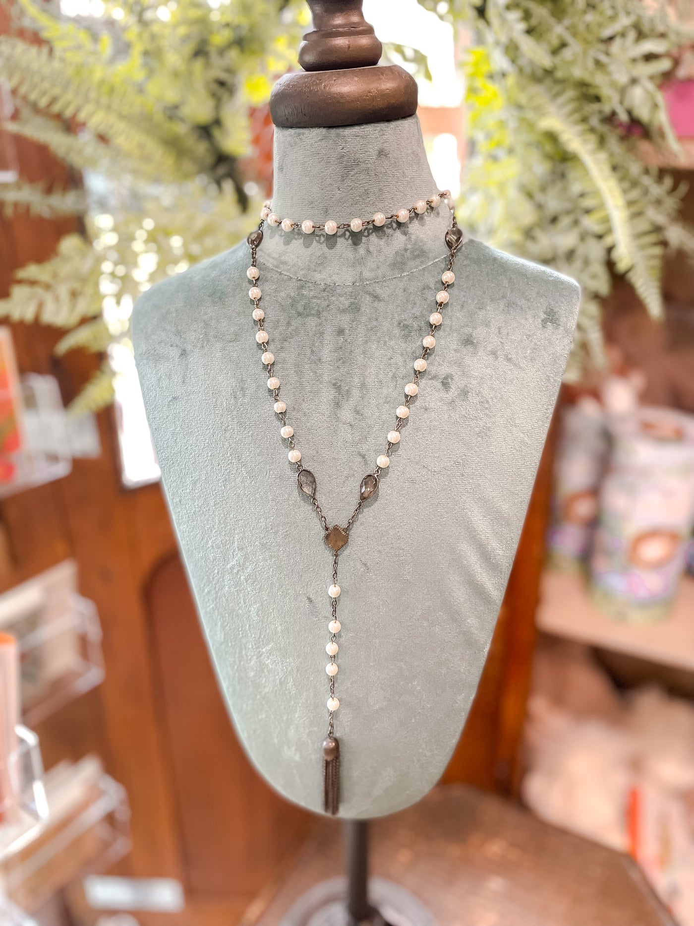 Long Necklace with Tassel