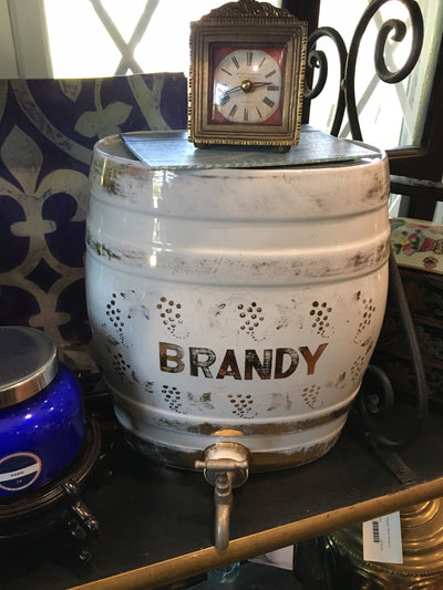 Antique Brandy Barrel with Spout