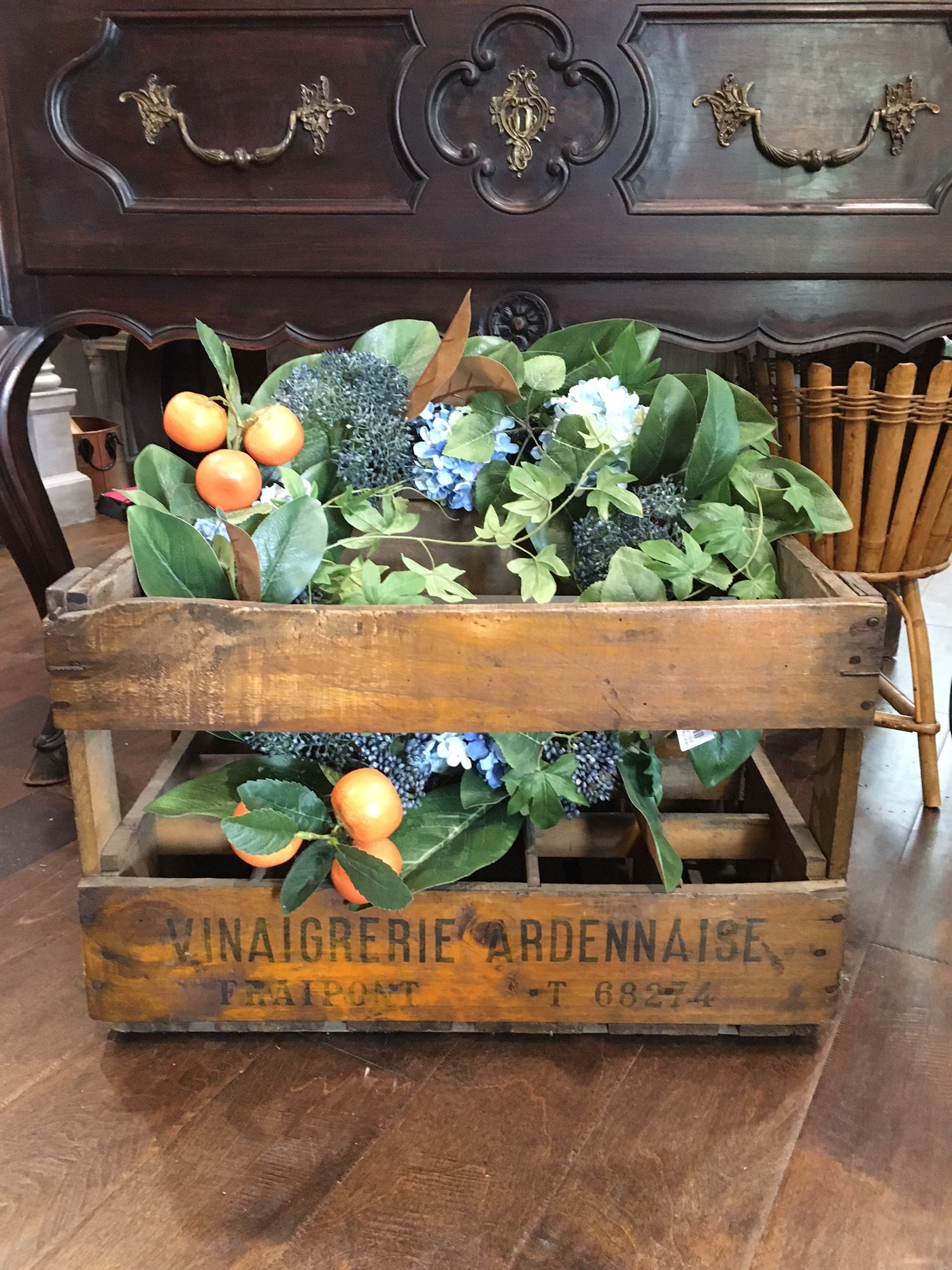 Antique French Crate