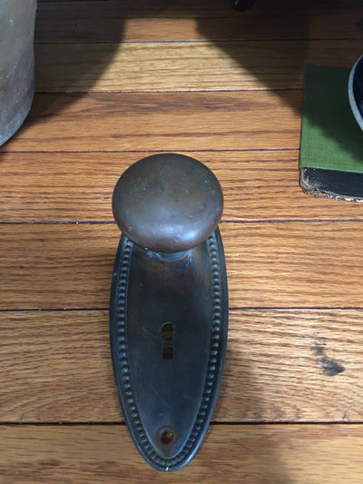 Antique Door Knob with Plate