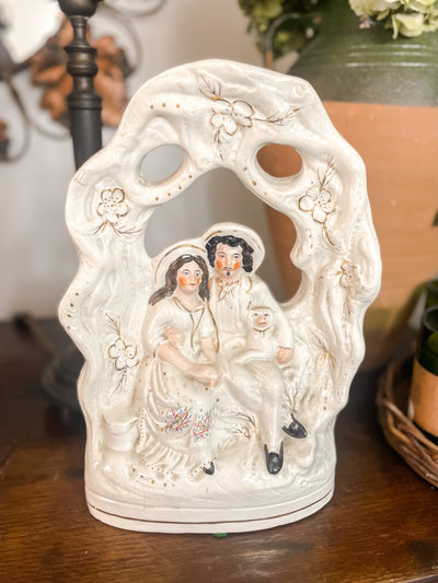 Antique Staffordshire Porcelain of a Wedding Couple