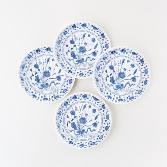 Botanical Set of Melamine Plates