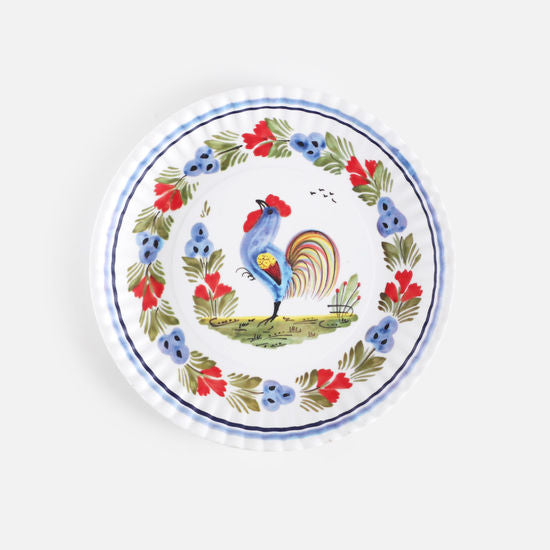 Rooster Melamine Plate - Set of 4