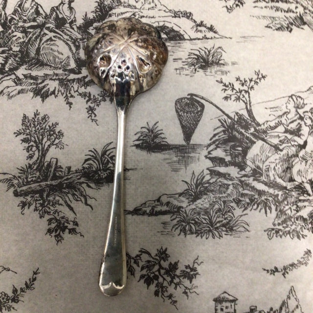 K & M Silver Plated Berry Spoon