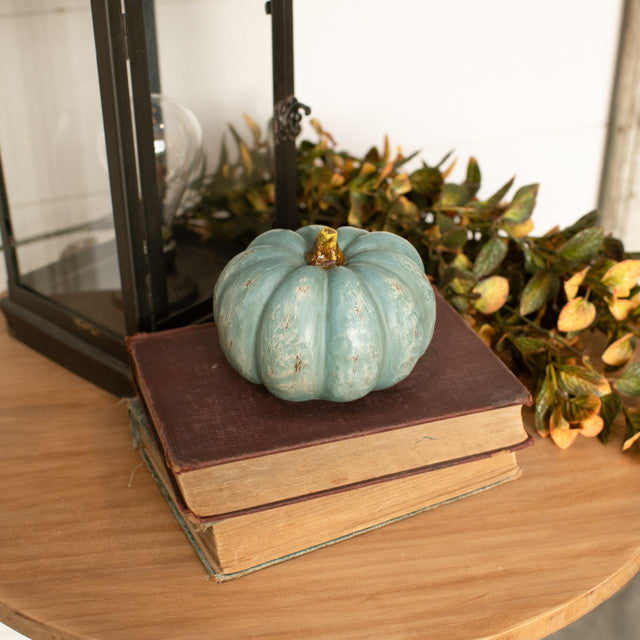 3.5" Light Blue Pumpkin