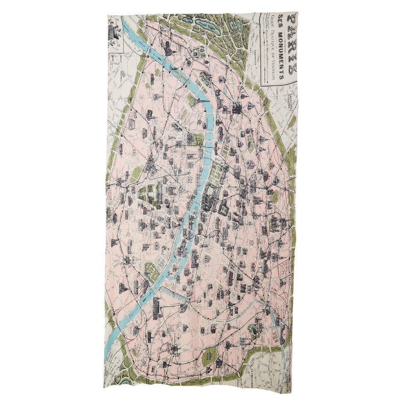 Paris Map Scarf / Wrap