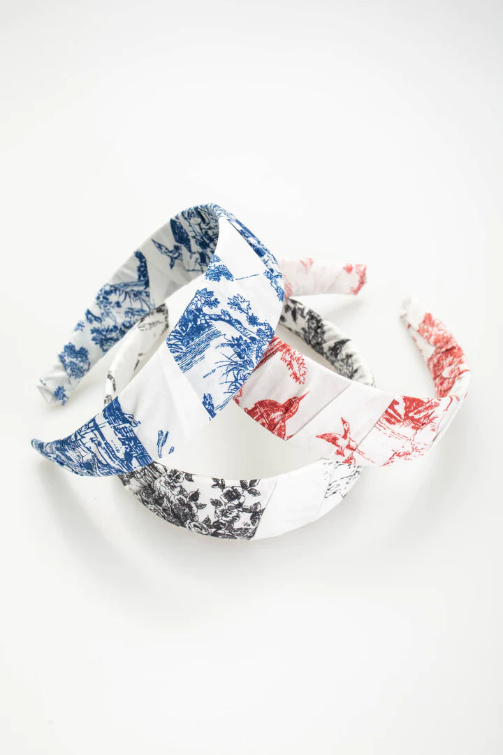 Colette Toile Headband Wide