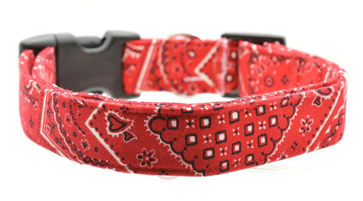 Red Bandana Dog Collar