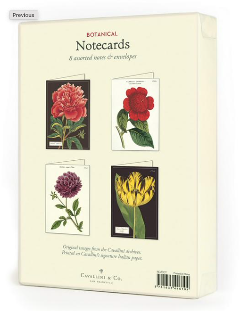 Botanical Boxed Note Cards