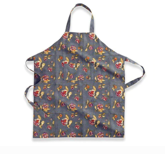 Pansy Red/Grey Apron