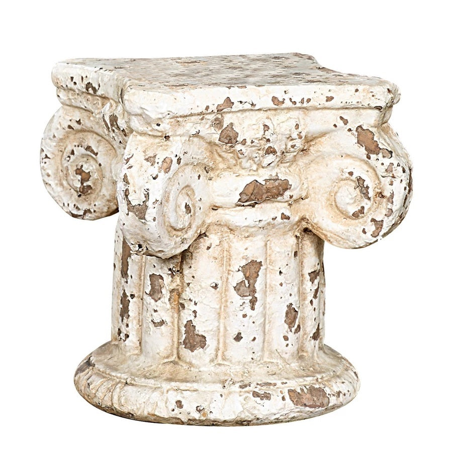 Distressed Terracotta Column Pedestal
