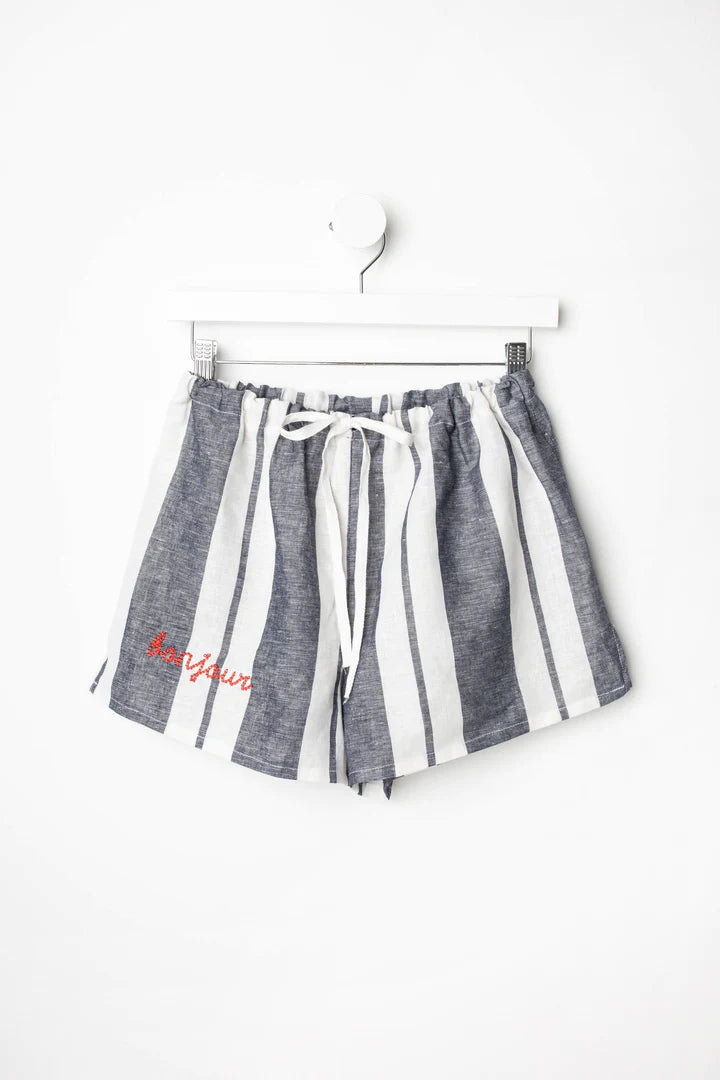 Phoebe Linen PJ Shorts