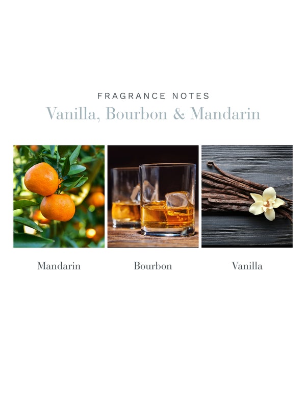 Vanilla, Bourbon, & Mandarin 9 oz Candle