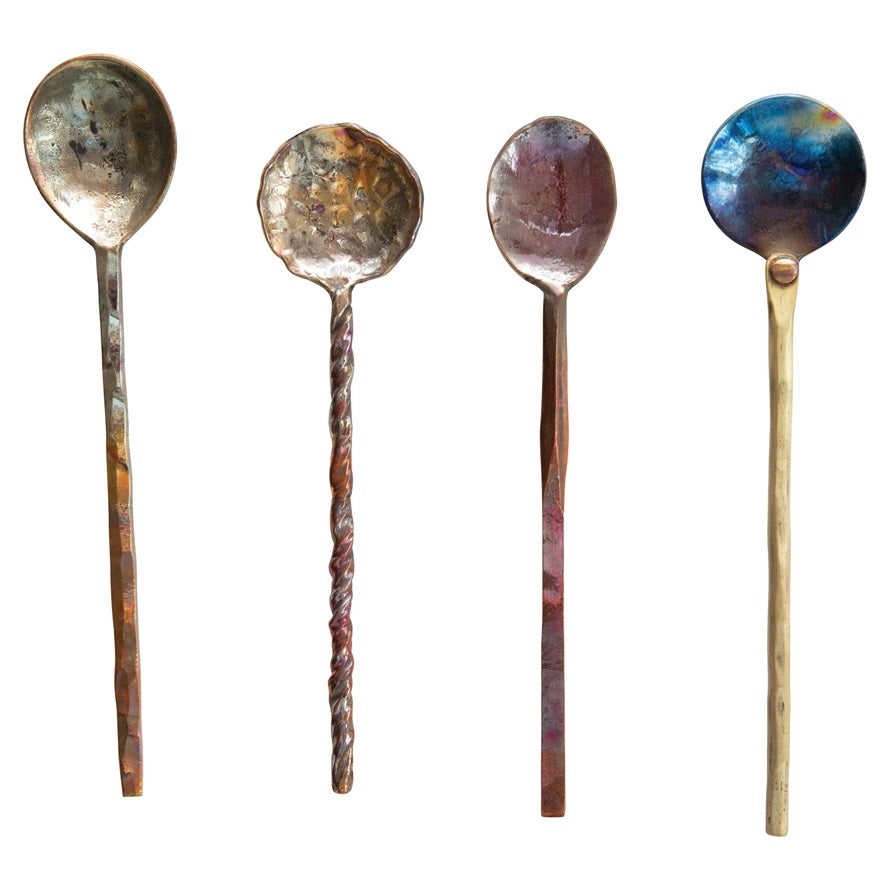 Hand-Forged Copper Spoons