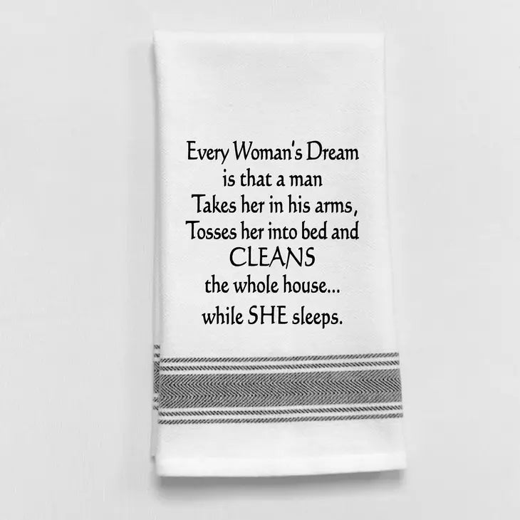 Every Woman's Dream Dish Towel