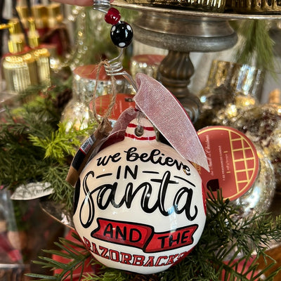 Arkansas 'We Believe' Ornament