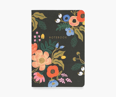 Lively Floral Notebooks, Set of 3