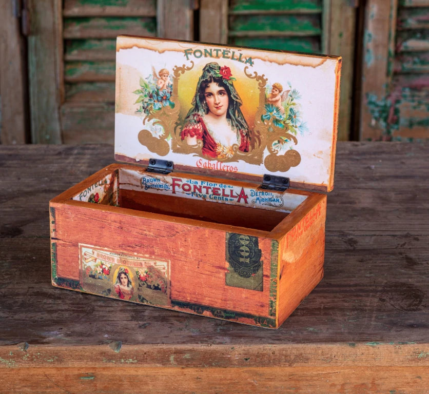 Vintage Style Cigar Box