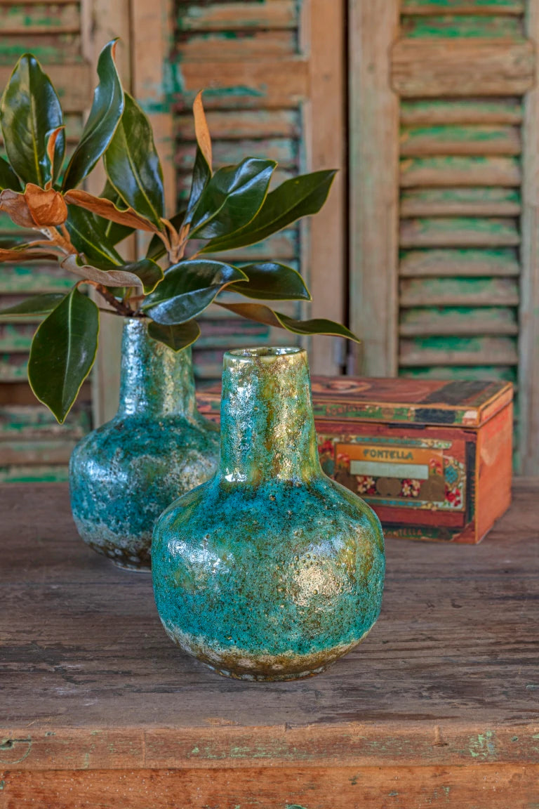 Glazed Artisan Vase