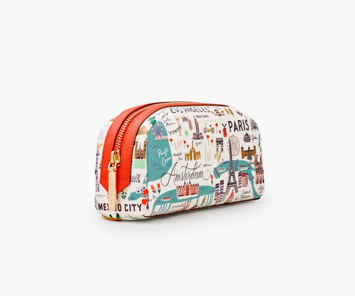 Bon Voyage Small Cosmetic Pouch