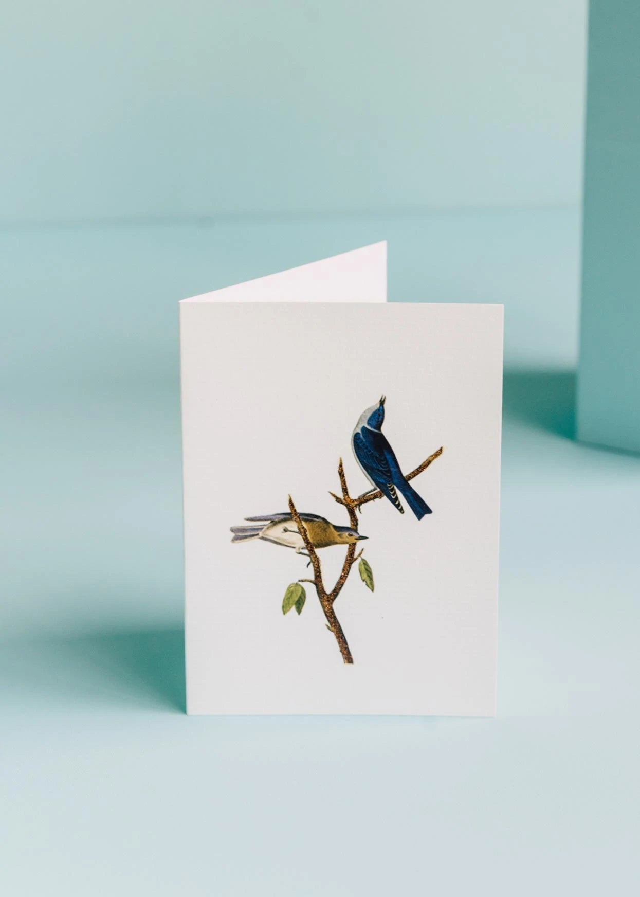 Blue Birds Greeting Card